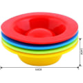 Miniatyrbilde 4 av 5: Egg Holder Set, Crday 4stk Silikon Egg Cups Set Egg Cups Stativ For Crday Kjøkken Kokte Egg Breakfas