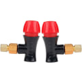 Miniatyrbilde 4 av 5: Sykkeldekk-inflatoradapter CO2-patroner Sykkelpumpeventil-adapterhode Kompatibel for landeveissykler (1 stk)