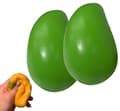 Knasig Mango Squishy ASMR Pärlfylld, Långsamt Stigande Klämmango 2-pack, Mango 2-st, Mango