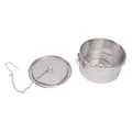 Miniatyrbilde 3 av 5: Krydderis sil med hengekjetting, rustfritt stål, te-kuler, filter, suppekrydder, separasjonskurv, diameter 18cm