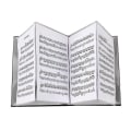 Miniatyrbilde 1 av 5: A4-størrelse musikknotestativ papirark dokumentfilorganisator musikkpapirmappe 40 lommer for Gui