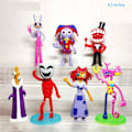 Miniatyrbillede 2 af 5: Fantastiske digitale cirkus actionfigurer unikt design simulationsminiaturemodeller til børn drenge piger fødselsdagsgaver 9pcs