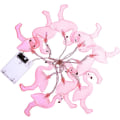 Miniatyrbillede 1 af 5: Led-fe-lys Batteridrevet Flamingo Bryllup Have Dekoration 1.65m [energiklasse A]