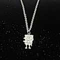 Pikkukuva 2 / 3: Spongebob Squarepants Piirakka Big Star Pari Titanium Teräs Kaulakoru Ei Haalistu 2kpl Hopea