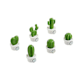Pikkukuva 2 / 5: 6 kpl Frid-tarroja 3d Cactus Rats Board S Kuvanpidike (oran Base) Qy