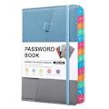 Miniatyrbillede 1 af 5: Alfabetiske faner Hardcover Password Keeper Bog til internetadgangskoder Webstedsadresser Notesbog blue