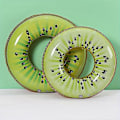 Miniatyrbillede 1 af 5: 1 stk. Frugt Pool Float Vandmelon Kiwi Appelsin Citron Badering 27,5\" - Oppustelig Tube Float Legetøj (PVC Fortykket) Kiwi Fruit