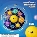 Miniatyrbild 4 av 5: 2 st Finger Press Bubble Leksaker-C Solsystem Leksaker Bubble Planet POP Ångestlindring Vuxen Present Barn