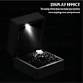 Miniatyrbild 4 av 5: LED Ringask Upplyst Ringask för Frieri Ringask med LED-innerbelysning för Förlovning Bröllop