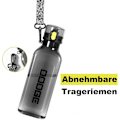 Pikkukuva 6 / 7: Urheiluvetolaukku 700 ml, Vuotamaton ja BPA-vapaa Juomapullo, Kuntosalivesipullo, Vesipullo Matkalle, Piknikille, Leirintään, Vaellukselle Black