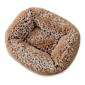 Miniatyrbillede 5 af 5: Varmt Fleece Rundt Kattebur Hus Langt Plysj Vinter Kæledyr Kattesenge Til Mellemstore Store Hunde Katte Blød Sofa Pude Måtter