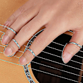 Miniatyrbild 4 av 5: 8-pack Gitarr Fingerplock Set - Rostfritt Stål