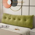 Kileformet pute for sengehode, hodestøtte, lang pute Green 150*40*12cm