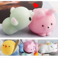 Miniatyrbillede 5 af 5: 24 stk. Mini Squishy Dyr Squishies Kawaii Søde Bløde Legetøj Stress Squeeze Legetøj
