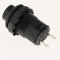 Låsande Tryckknapp Ds-428 1.5a 250v Ac, 3a 125v Ac På/av 12mm Panelhålsdiameter Svart (10-pack)