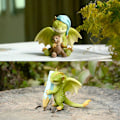 Miniatyrbild 5 av 5: Söt Drakstaty Landskap Resin Figurer Trädgårdshantverk Dekorationer Djurprydnader Hem Standing Dragon