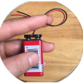 Miniatyrbilde 3 av 4: 5-pakning 9V batterisnapskobling 9 volt batteriklipskoblingsspenne plasthus, T-type