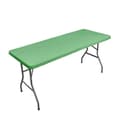 Bästsäljande tvättbart hopfällbart picknickbordsöverdrag för rektangulära bord grönt 183x76cm green 183x76cm