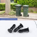 Miniatyrbillede 2 af 5: 3 par plastik skraldespandshængselsstifter, 65 mm x 18 mm