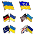 Miniatyrbilde 1 av 4: Ukraina Flagg Pin Dobbeltsidig nasjonalflagg Pin Fredsdue Pin For Jakker, Ryggsekker, Hatter (5/10/20 stk) EU 10PCS