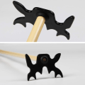 Miniatyrbilde 4 av 5: Snooker Biljard Kø Stativ Pool Snooker Bord Kø Hvilere Brohode Biljard Kryss Gevir Stang Holder Snooker Tilbehør Svart
