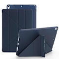 Miniatyrbilde 1 av 5: Origami Stativ Lær Smart Etui for iPad Air 10.5 (2019) / Pro 10.5 tommer (2017) Dark Blue