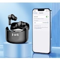 Miniatyrbilde 4 av 7: Smart touch, lang batterilevetid, tre-skjerms digital display, trådløse in-ear Bluetooth-hodetelefoner -