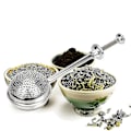 Miniatyrbilde 2 av 4: Te-sil i rustfritt stål, te-infuser for løs te, kaffe, krydder