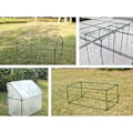 Miniatyrbilde 2 av 4: Drivhusrammeforbindelse, 12 stk Plastforbindelse Blomster Rattan Plastspenne