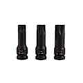 Miniatyrbilde 1 av 5: 3 Deler 1/2 T80 T90 T100 Sekskant Torx Socket Verktøysett Pneumatiske Skiftenøkkelbeslag - Bra