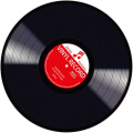 Miniatyrbillede 2 af 5: Vinylplade Design Rund Gulvmåtte 60/80 / 100cm Stue Soveværelse Køkken Gulvtæppe