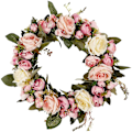 Miniatyrbilde 1 av 4: Dørkranser, kunstig blomsterkrans for inngangsdøren, hjemmedekor