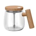 Miniatyrbilde 1 av 5: 400 ml elektrisk blandekopp - Selvblandende kaffekopp - Elektrisk selvblandende og rørende kopp for hjemmekontor