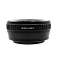 Pikkukuva 2 / 5: Qbm-nex Metallirunkoinen sovitinrengas Rollei Qbm -kiinnitysobjektiiville Sony E -kiinnityskameraan A7/a7r/a7s/a6000/nex-sarjaan jne.