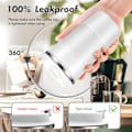 Miniatyrbild 4 av 5: Resemugg med Läcksäker Lock, Isolerad Återanvändbar Kaffemugg för Varma & Kalla Drycker/Te (510ml Vit)