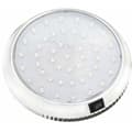 12V LED interiørlys for bobiler, campingvogner og båter; inkluderer bryter; kromfinish; kjølig hvitt lys
