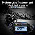 Miniatyrbild 5 av 5: 2023 Nyhet 7 Färger Digital Hastighetsmätare Moto Instrumentbräda 10000RPM Motorcykel LCD Display Odometer Varvräknare för 1,2,4 Cylinder sensor3