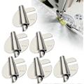 Miniatyrbillede 1 af 5: Universelt Symaskine Rullefaldsfod Sæt, 3-10 mm Bred Smal Rullefalds Trykfod Faldsfod Sømguide Symaskine Tilbehør 6pcs - 5-6-7-8-9-10mm