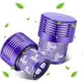 Miniatyrbillede 1 af 6: Erstatningsfilter til Dyson V10 SV12 – FOCLATUNER – 2-pak – Blå