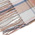 Miniatyrbilde 3 av 5: Mote-sjal og skjerf for damer, vinter-skjerf, pledd-skjerf for kvinner, tartan-skjerf, gaver til damer (Beige+Gult)
