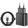 Miniatyrbild 1 av 9: Snabbladdare 45W för Samsung USB-C + 2M USB-C-kabel - EU - Svart 45W Fast Charging - High Quality
