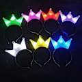 Miniatyrbilde 2 av 5: 10 stk. Lysende Hodebånd LED Krone Tiara Hårbånd Lys Hårbøyle Festgave Cosplay Bursdag Bryllup Kostyme Halloween Juledekorasjon F