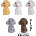 Miniatyrbillede 3 af 5: Sødt hund top viskelæder, 10 stk sjove dyreviskelæder mini blyant viskelæder til
