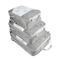 Bagageorganisatörsset - Resväska Packkuber / Set om 3 Grå Grå