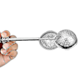 Miniatyrbilde 3 av 4: Te-sil i rustfritt stål, te-infuser for løs te, kaffe, krydder