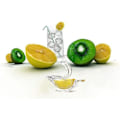 Miniatyrbillede 4 af 5: Fugleformet citronpresser, 4 stk. manuel citronpresser, akryl citronkilepresser, limepresser, citruspresser til appelsin, citron, lime, granatæble