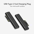 Pikkukuva 1 / 4: USB-C PD Nopea Latauspistokkeen Muunnin Microsoft Surface Pro 3 4 5 6 Go:lle, USB Type C Naaras Adapteri Liitin Surface Bookille