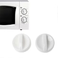 Miniatyrbillede 2 af 5: 2 stk. Universal Mikrobølgeovn Plastik Spole Drejeknap Timer Kontrolkontakt Ny