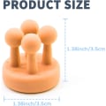 Miniatyrbilde 2 av 5: 4 stk. tannbørsteholder barberhøvelholder multifunksjonskrok vanntett selvklebende tannbørste krok plugg holder for vegg for oppheng (gul)