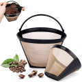 Miniatyrbilde 5 av 5: Universell permanent kaffefilter vaskbar og gjenbrukbar husholdningskaffe mesh kurv kopp profesjonelle kaffeaccessoirer